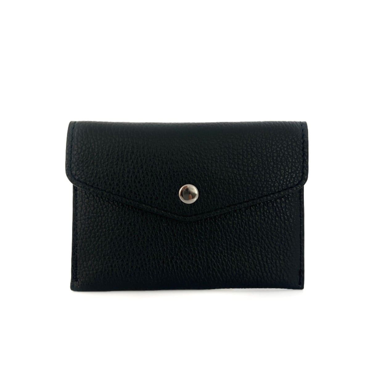 Természetes bőr pénztárca - fekete