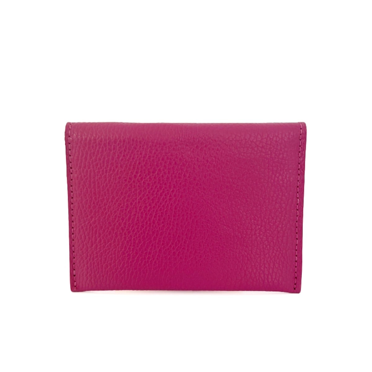 Természetes bőr pénztárca - fukszia