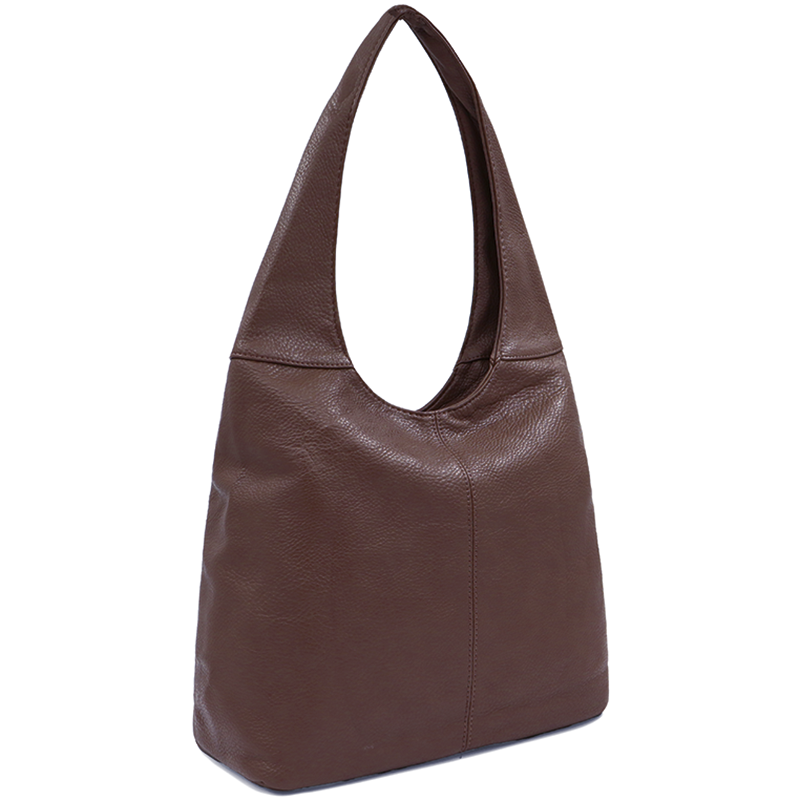 Nagy női táska típusú szatyor - sötétbarna