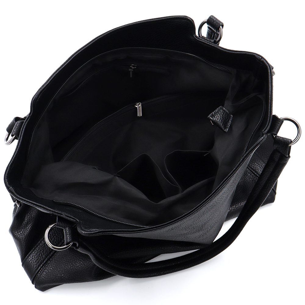 Nagy női táska típusú táska – fekete