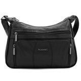 Nagy női válltáska – fekete