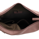 Női válltáska – rózsaszín hamu