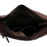 Női válltáska – sötétbarna