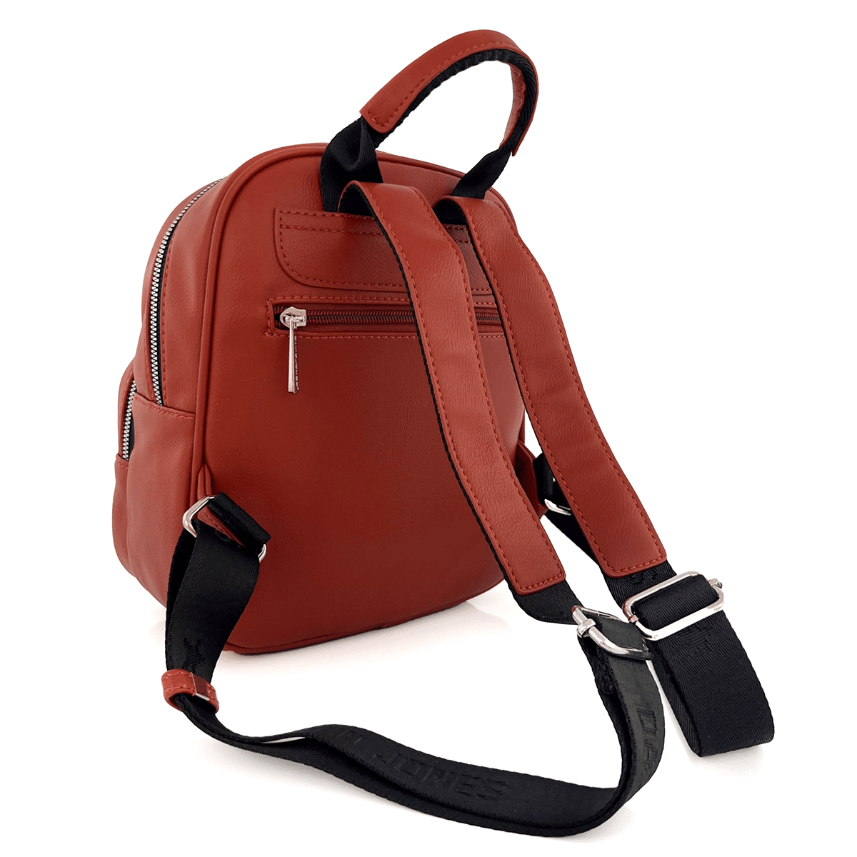 David Jones - női hátizsák sok zsebbel - piros-narancssárga