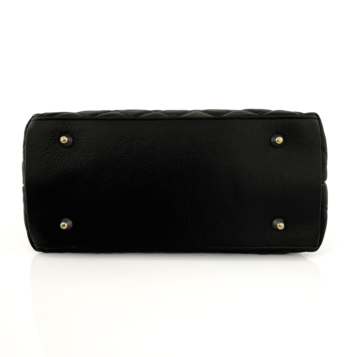 Női táska természetes bőrből Francesca - fekete