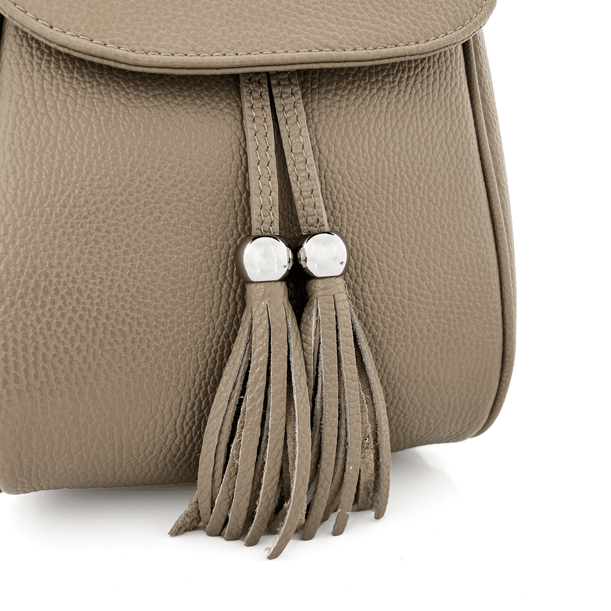 Női hátizsák természetes bőrből Venezia - világosbarna