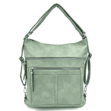 2 az 1-ben - Nagy táska és hátizsák Poli - világoszöld