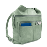 2 az 1-ben - Nagy táska és hátizsák Poli - világoszöld