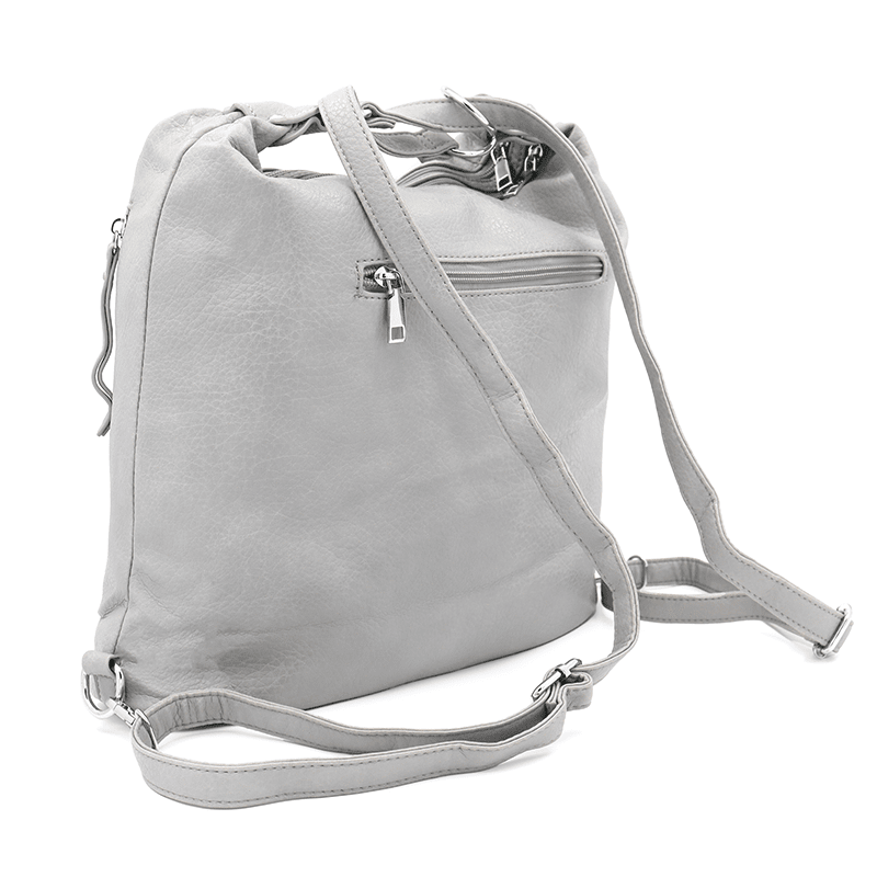 2 az 1-ben - Nagy táska és hátizsák Alora - világosszürke