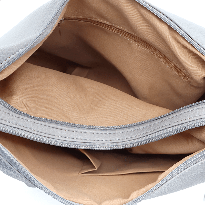 2 az 1-ben - Nagy táska és hátizsák Alora - világosszürke