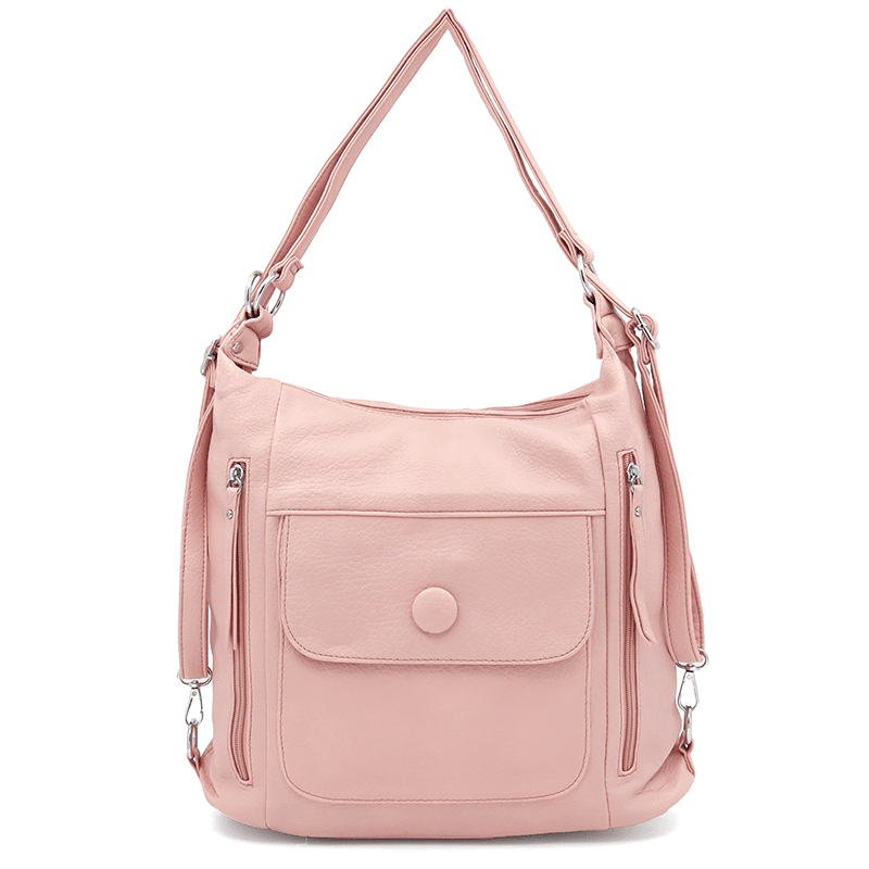 2 az 1-ben - Nagy táska és hátizsák Alora - rózsaszín