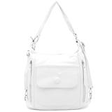 2 az 1-ben - Nagy táska és hátizsák Alora - fehér