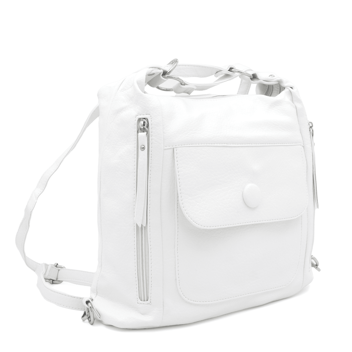 2 az 1-ben - Nagy táska és hátizsák Alora - fehér