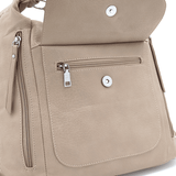 2 az 1-ben - Nagy táska és hátizsák Alora - világosbarna