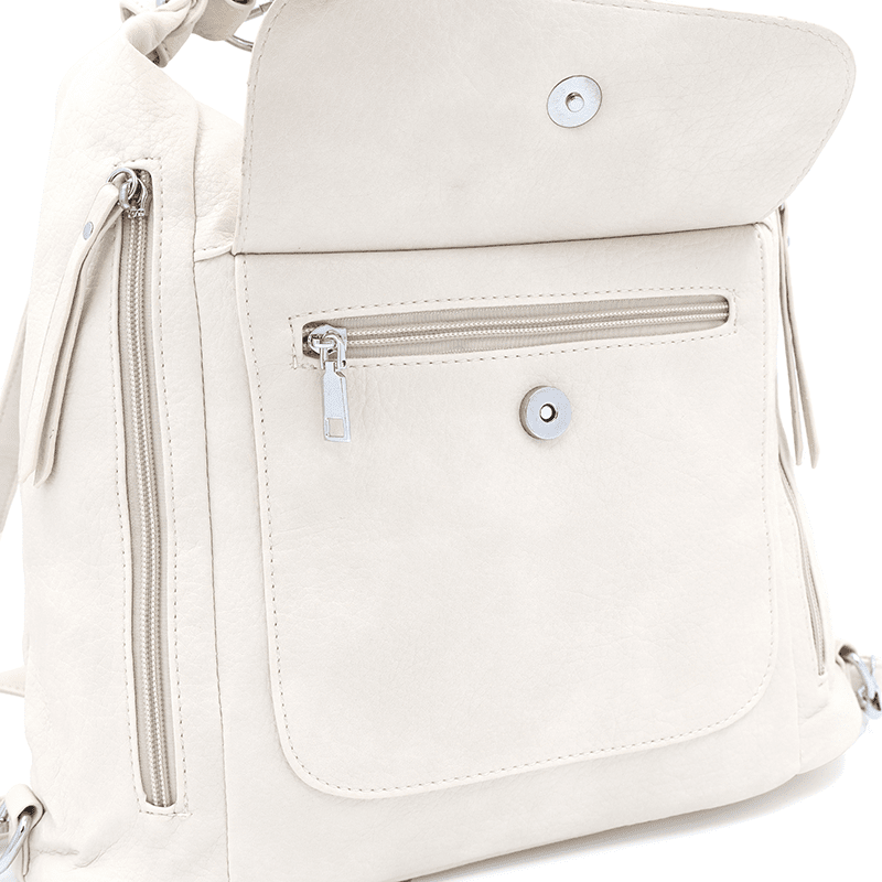 2 az 1-ben - Nagy táska és hátizsák Alora - bézs