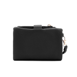 Női pénztárca csuklópánttal – fekete