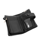 Női pénztárca csuklópánttal – fekete