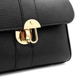 Női táska természetes bőrből Miriam - kék