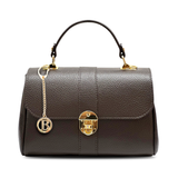 Női táska természetes bőrből Miriam - barna