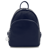 Neda természetes bőr hátizsák – sötétkék