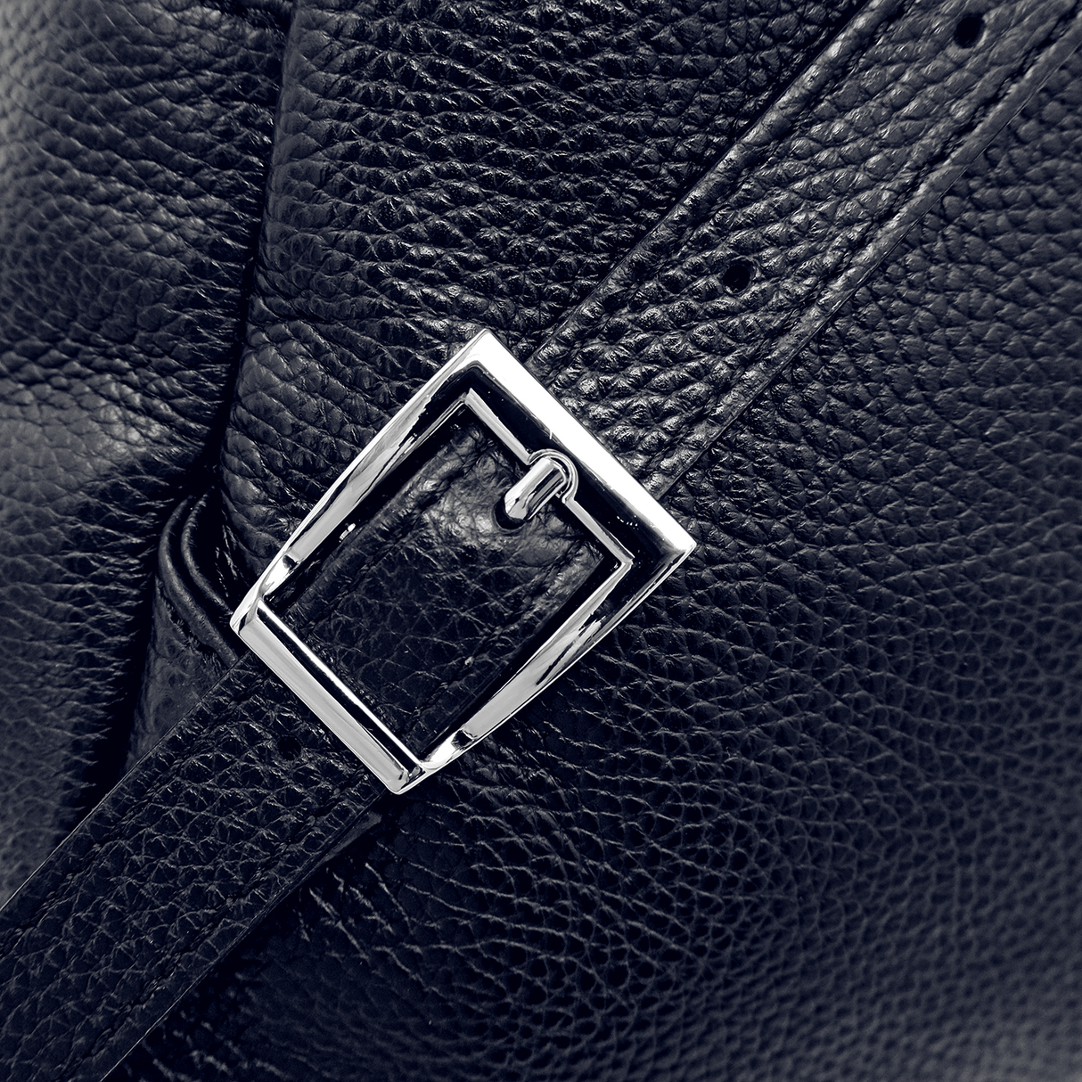 Neda természetes bőr hátizsák – sötétkék