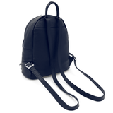 Neda természetes bőr hátizsák – sötétkék