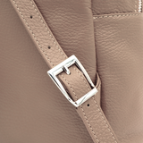 Neda természetes bőr hátizsák – rózsaszín hamu