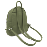 Neda természetes bőr hátizsák – zöld