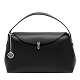 Természetes bőr női táska – fekete