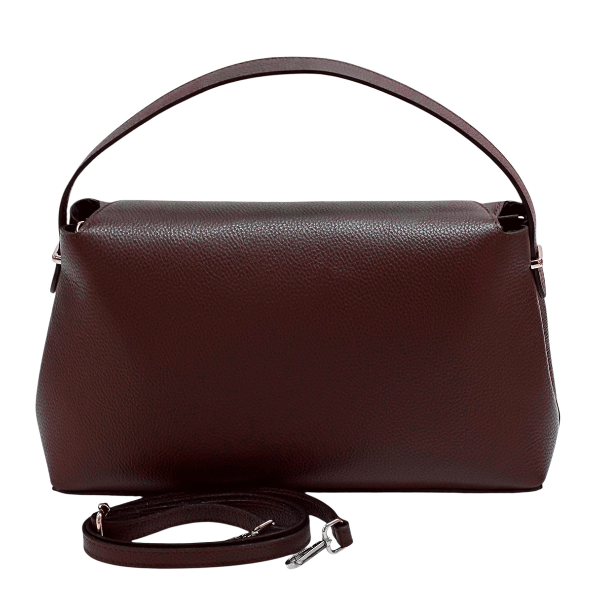 Természetes bőr női táska – bordó