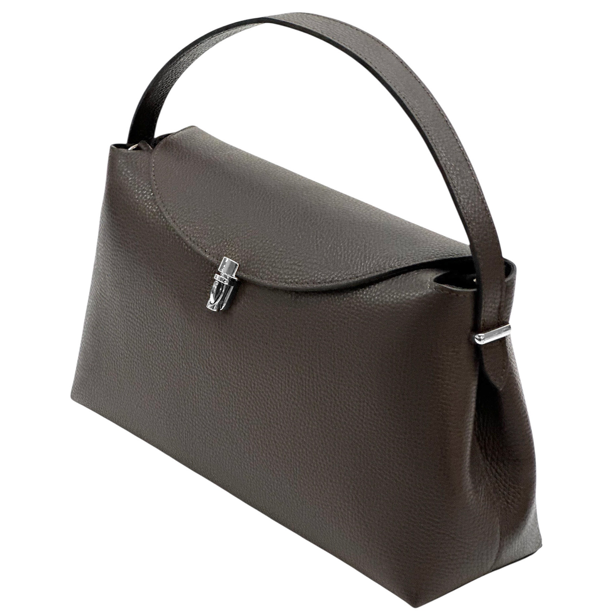 Természetes bőr női táska – sötétbarna