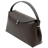 Természetes bőr női táska – sötétbarna