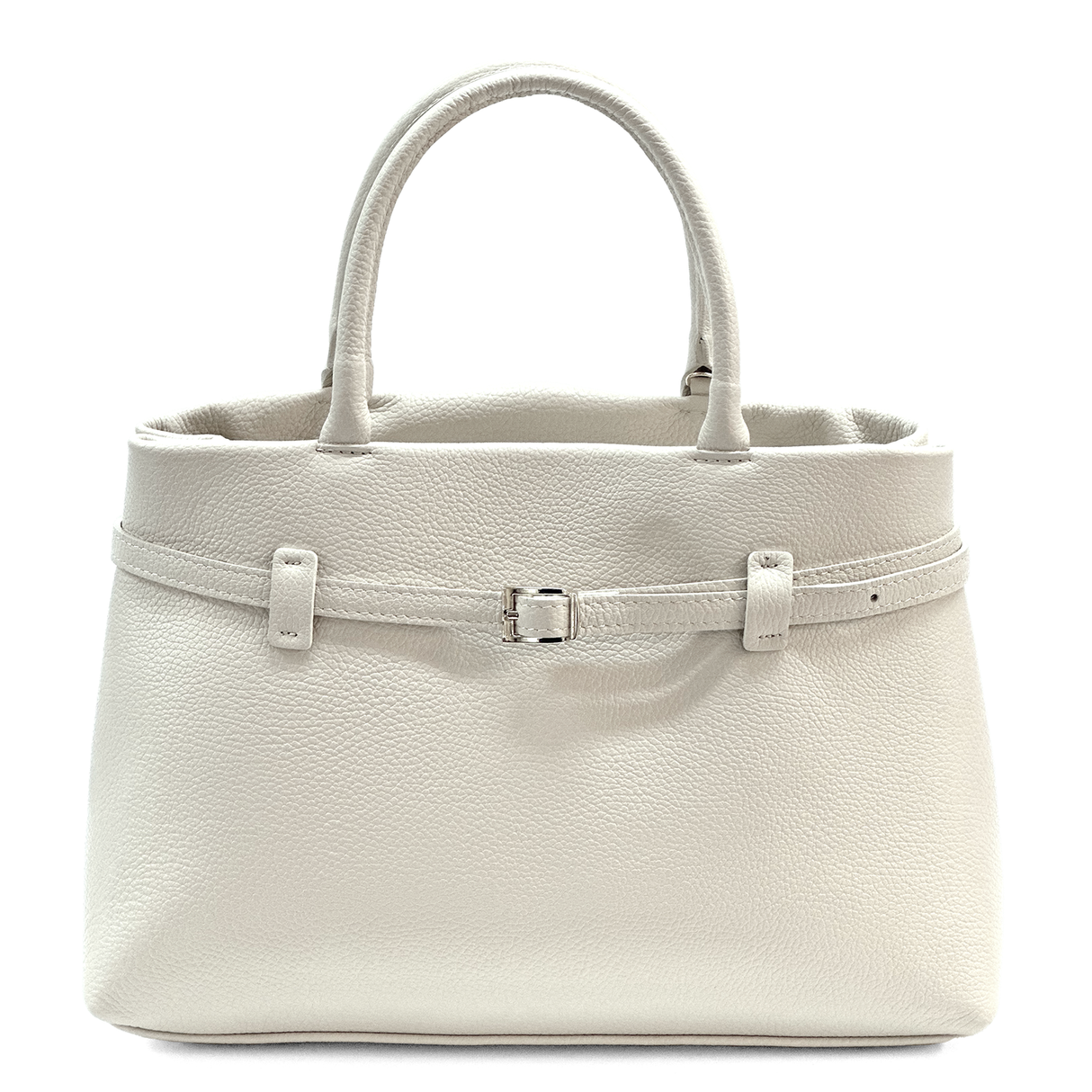 Női táska, természetes bőrből – bézs