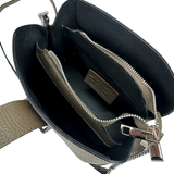 Női válltáska természetes bőrből – kék