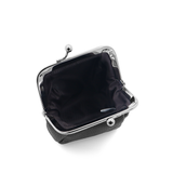 Pénztárca fémkeretes kapoccsal – fekete