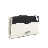 Női pénztárca sok rekesszel – bézs/fekete