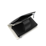 Női pénztárca sok rekesszel – bézs/fekete