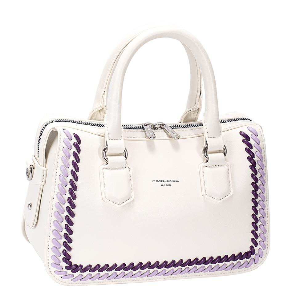 David Jones női táska – bézs/lila