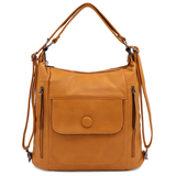 2 az 1-ben - Nagy táska és hátizsák Alora - téglabarna