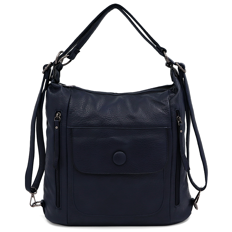 2 az 1-ben - Nagy táska és hátizsák Alora - sötétkék