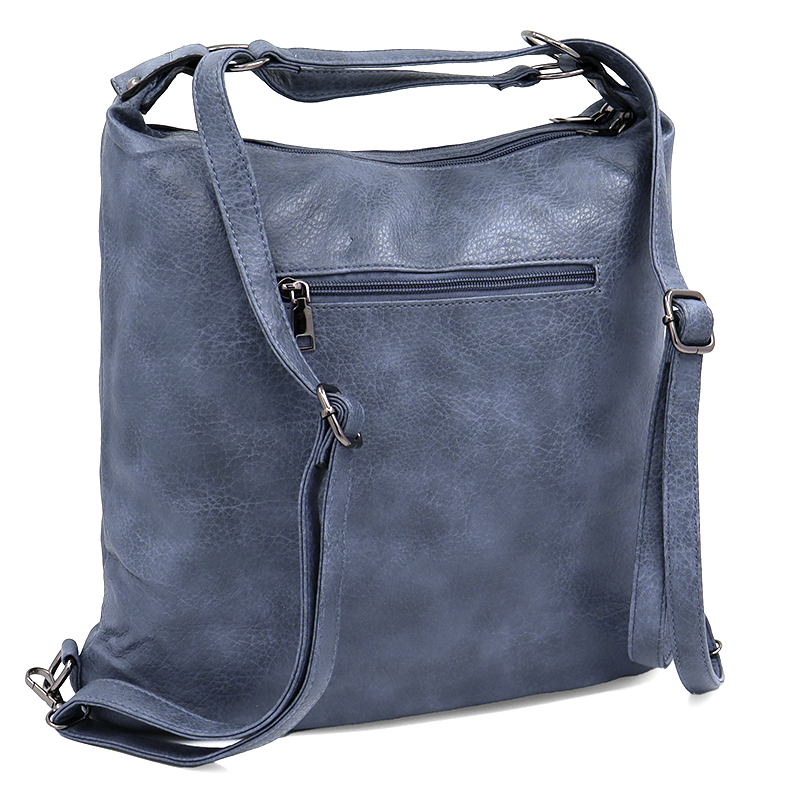 2 az 1-ben - Nagy táska és hátizsák Alora - kék