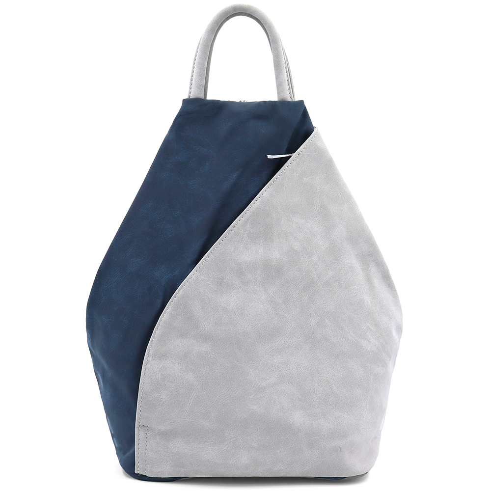 Női hátizsák titkos záródással Darina - sötétkék/szürke