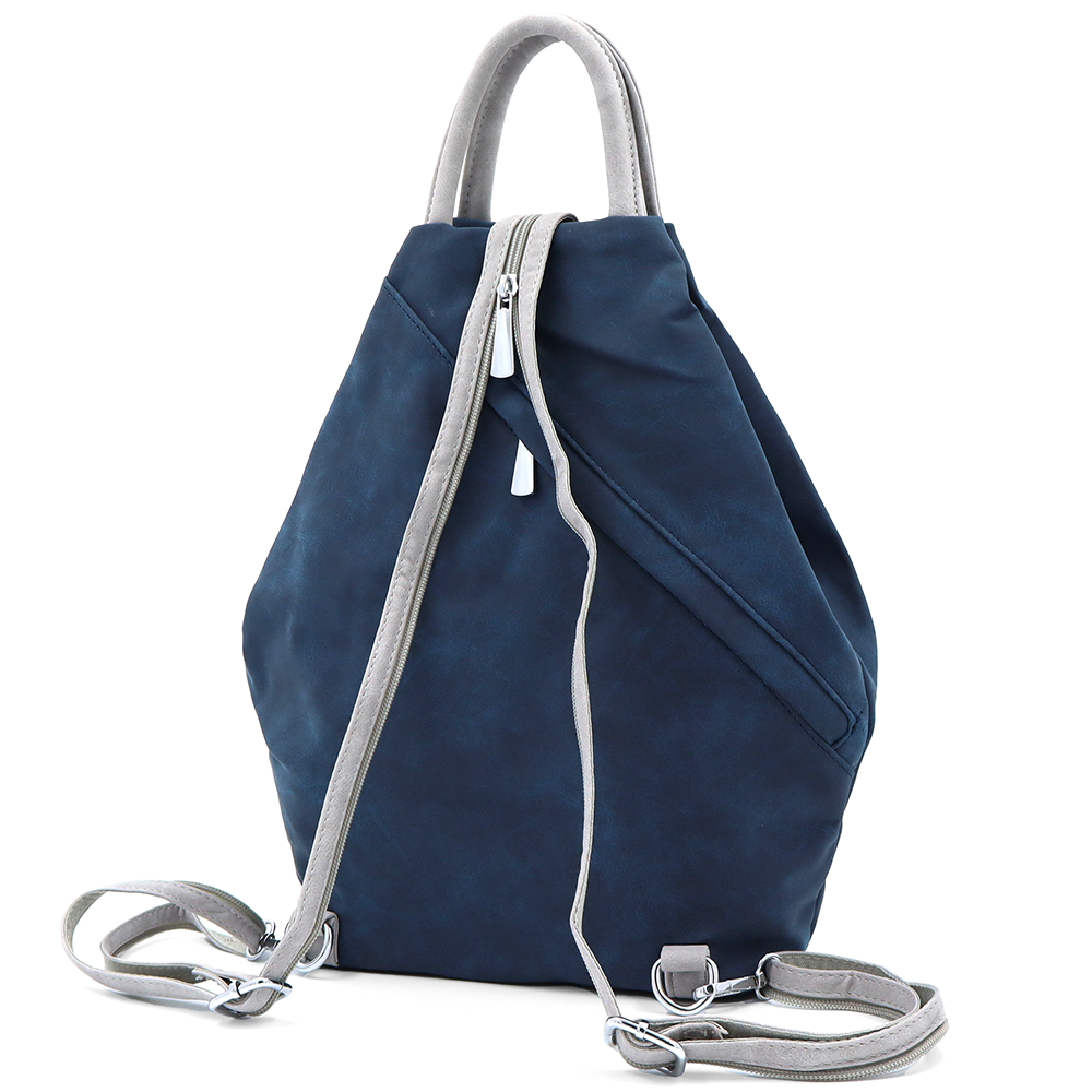 Női hátizsák titkos záródással Darina - sötétkék/szürke