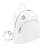 Neda természetes bőr hátizsák – fehér