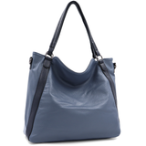 Nagy női táska típusú táska – kék