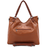 Nagy női táska típusú táska – téglabarna