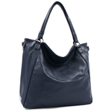 Nagy női táska típusú táska – sötétkék