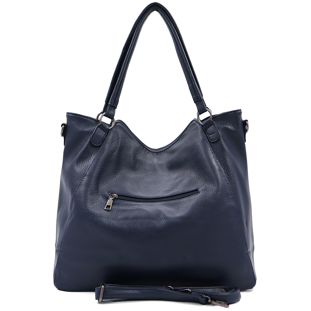 Nagy női táska típusú táska – sötétkék