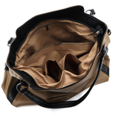 Nagy női táska típusú táska – barna