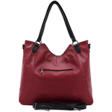 Nagy női táska típusú táska – bordó